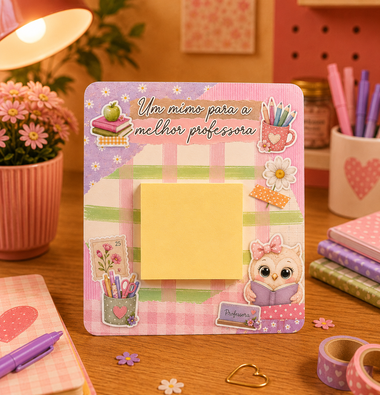 Card com post it