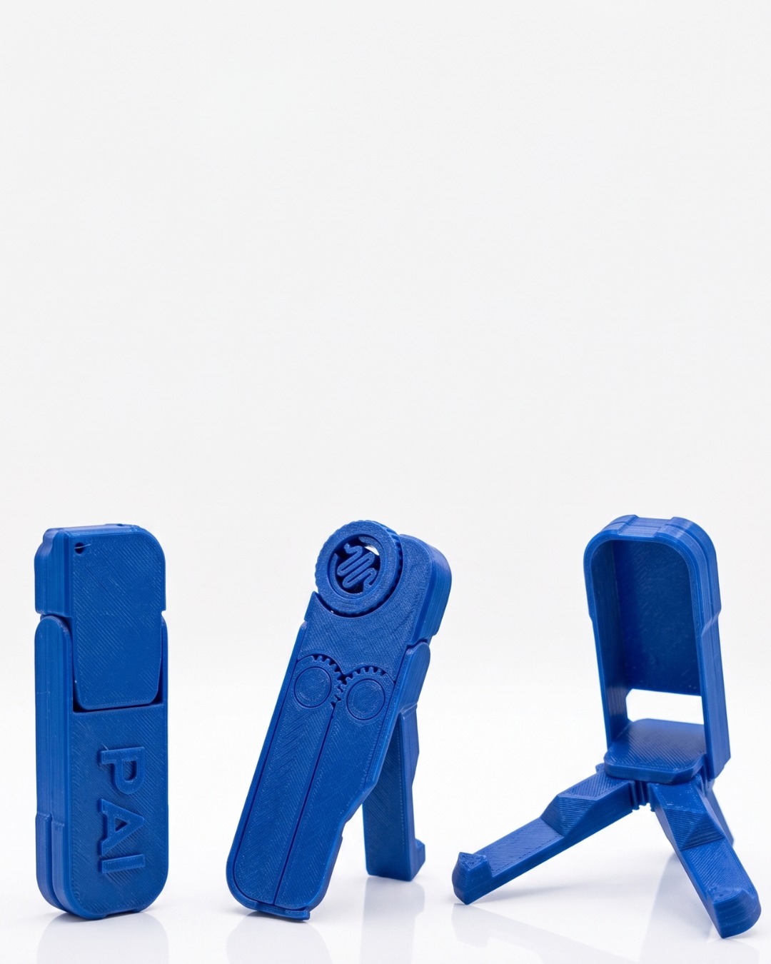 Chaveiro porta-celular 3D com engrenagem