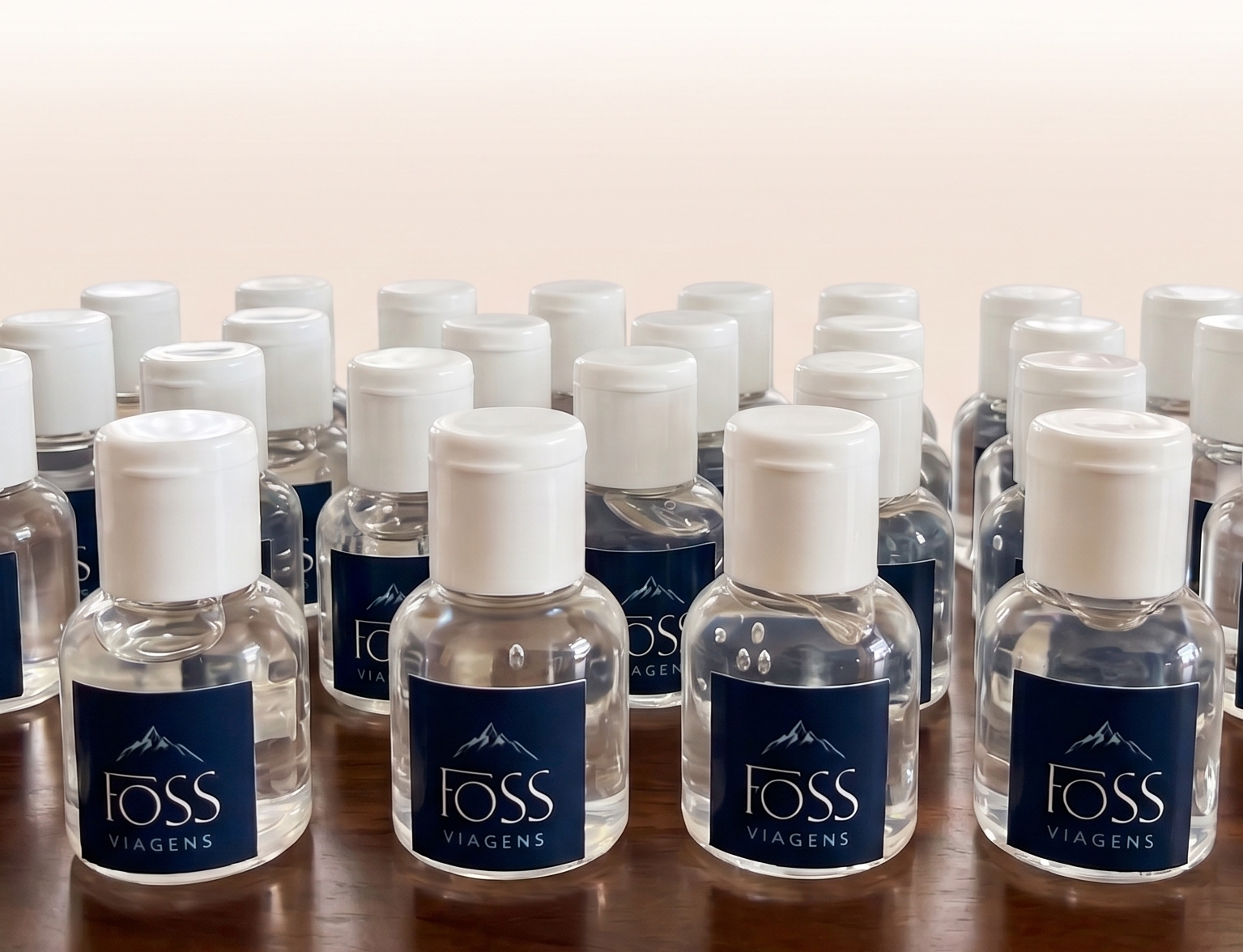Mini álcool em gel personalizado (mínimo 10 unidades)